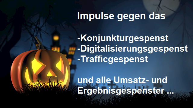 Halloween Gespenser im Business