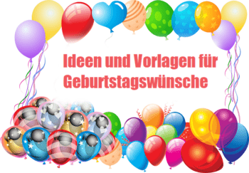 Geburtstagswünsche für Kunden und Interessenten