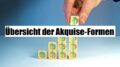 Akquise-Formen