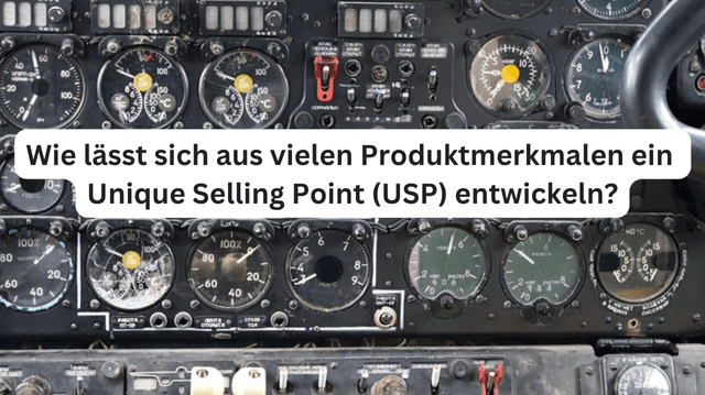 Unique Selling Point Entwicklung